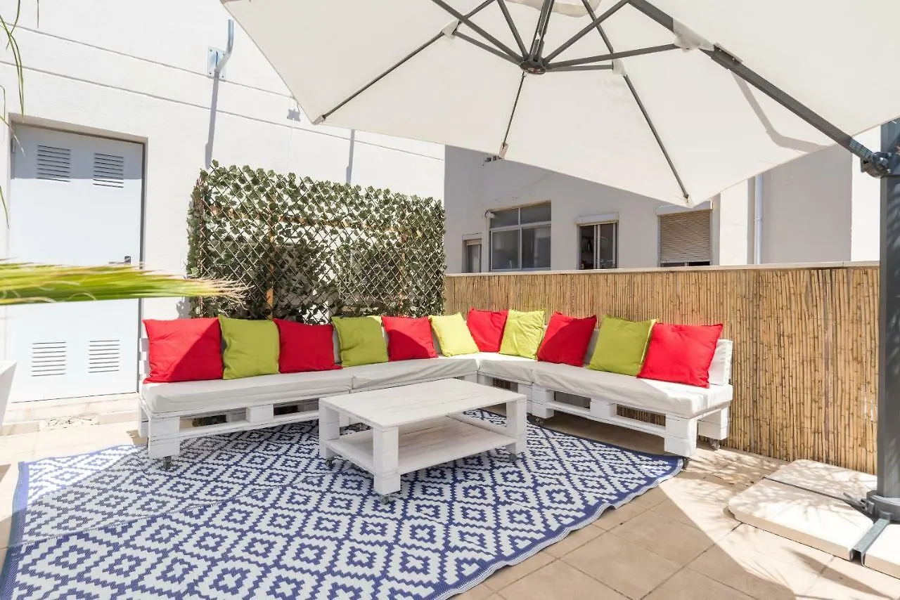 Ma2B-Bright Apt With Rooftops With Palms Near Old Town Apartment Malaga Spain