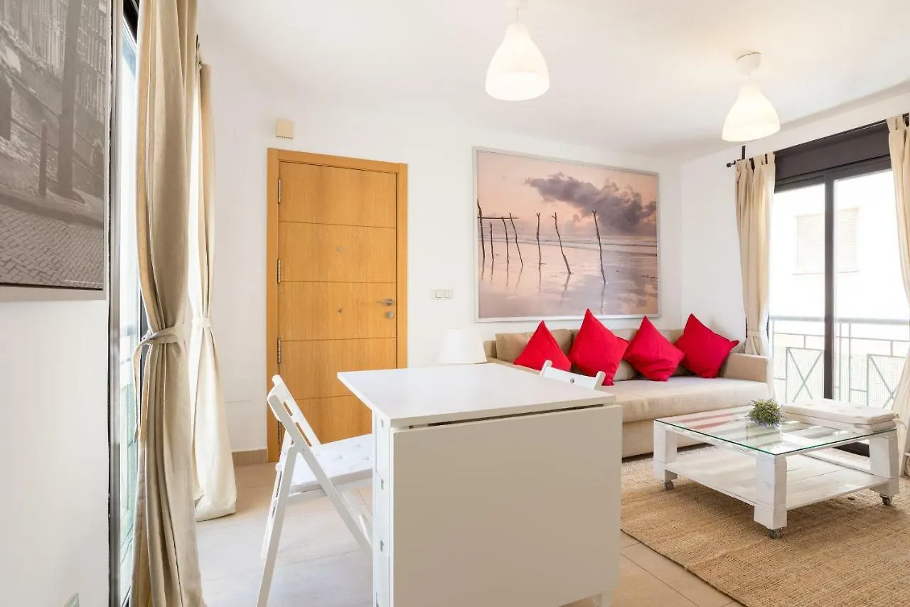 Ma2B-Bright Apt With Rooftops With Palms Near Old Town Apartment Malaga Spain