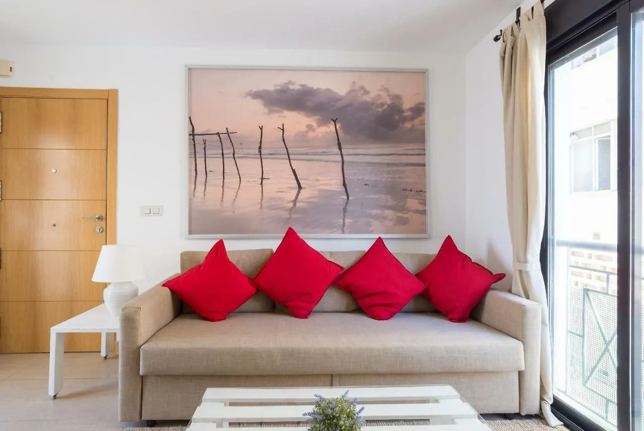 Ma2B-Bright Apt With Rooftops With Palms Near Old Town Apartment Malaga Spain