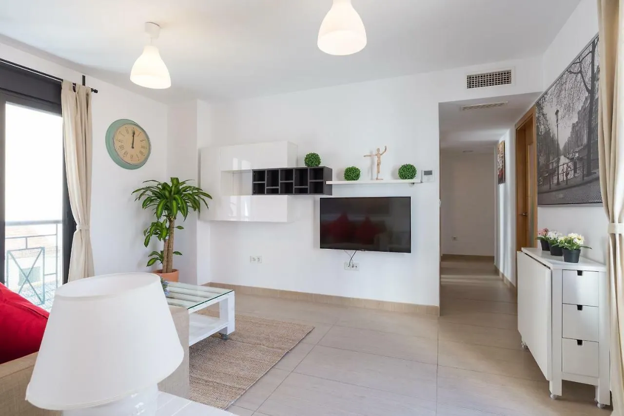 Apartment Ma2B-Bright Apt With Rooftops With Palms Near Old Town Malaga