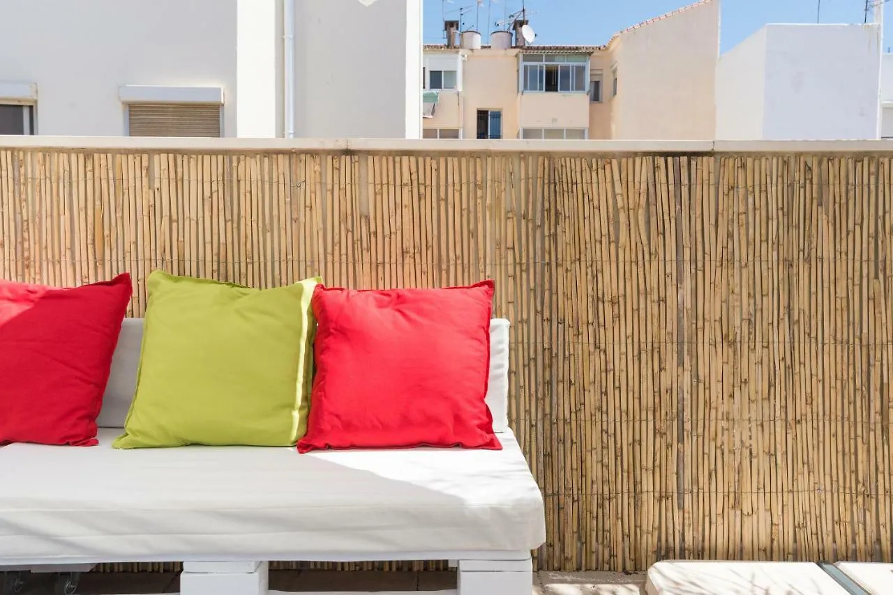 Ma2B-Bright Apt With Rooftops With Palms Near Old Town Apartment Malaga Spain