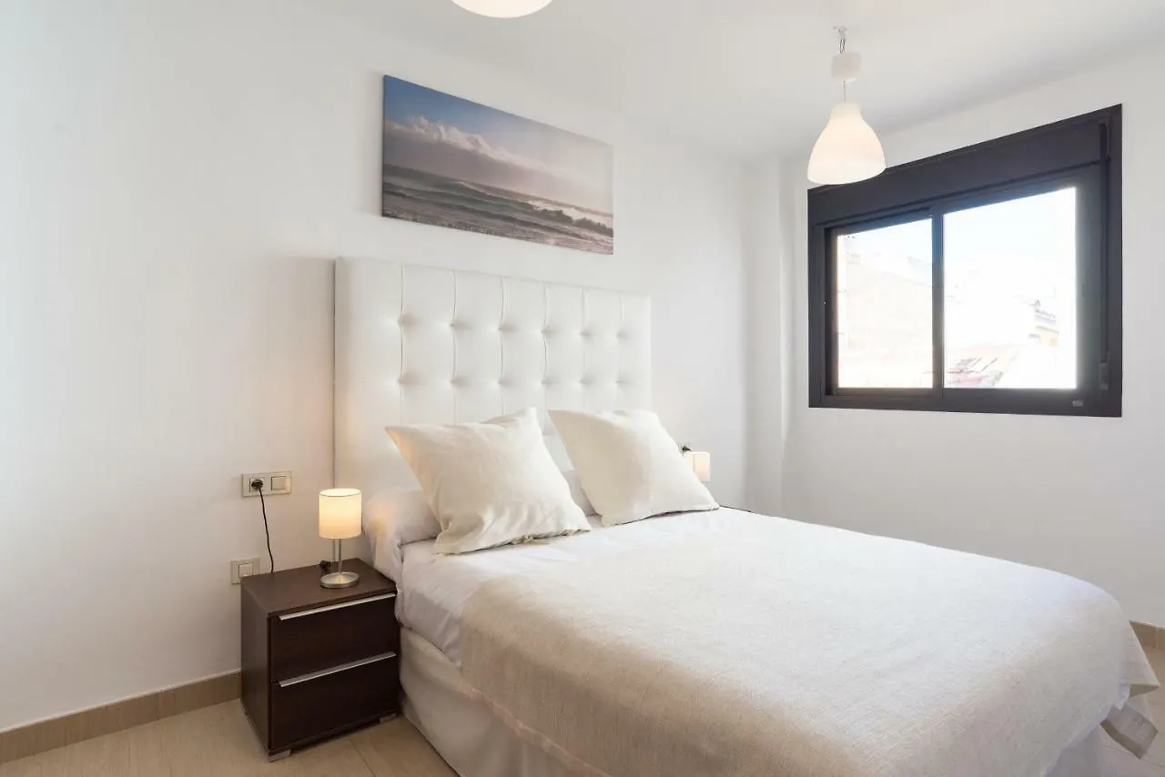 Ma2B-Bright Apt With Rooftops With Palms Near Old Town Apartment Malaga